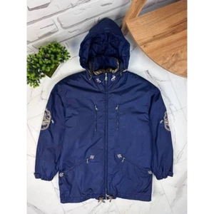 Vintage Bogner Patterned Ski Jacket Blue Embroidered Size US12 - Picture 1 of 10