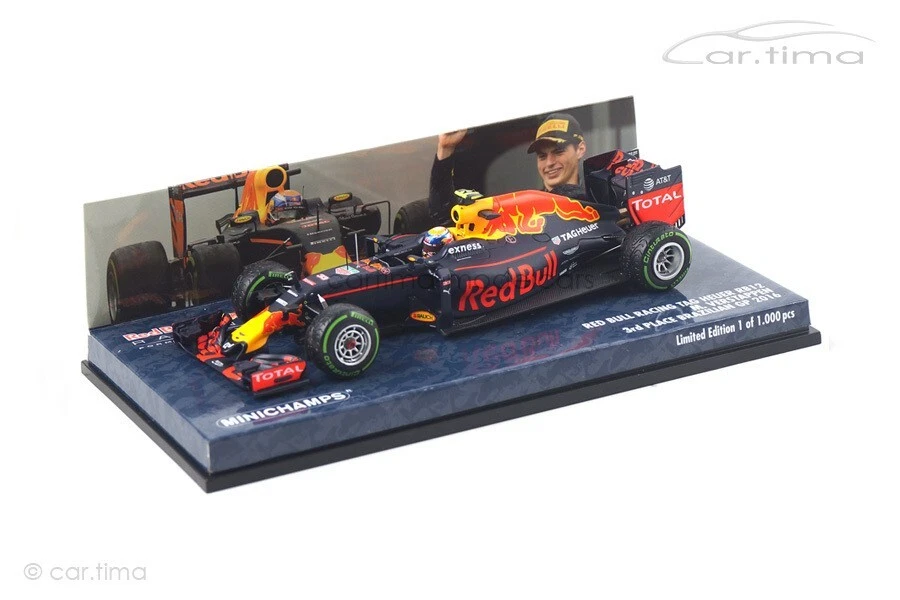 Minichamps Red Bull Rb12 Max Verstappen Brazilian GP 2016 1/43 417161233