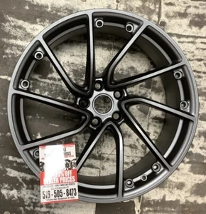 Tesla Model 3 2024 94081 aluminum OEM wheel rim 20 x 9 FRONT SONIC CHARCOAL - Picture 1 of 3