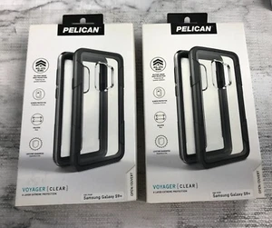 Samsung Galaxy S9+ Case -Pelican Voyager Case for Samsung Galaxy S9+ (Clear/Grey - Picture 1 of 3