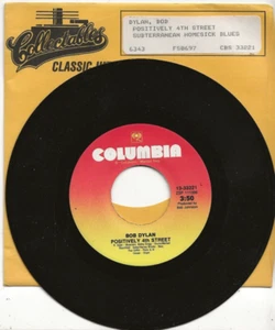 BOB DYLAN POSITIVELY 4TH ST / SUBTERRANEAN RARE 1997 REISSUE USA SINGLE, MINT - Picture 1 of 2