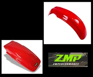 NEW HONDA 90-03 XR 200R FIGHTING  RED PLASTIC FRONT AND REAR FENDER SET - Picture 1 of 1