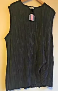 NUEVO CON ETIQUETAS Nuevo Top Jack Wills Aldern Sin mangas Detalle Plisado - Talla Reino Unido 14 EE. UU. 10 - Imagen 1 de 9