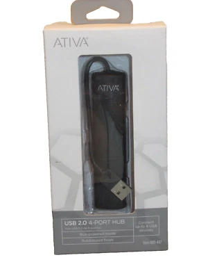 Ativa 2.0 4-Port Hub USB Multi System NEW - Image 1 of 4