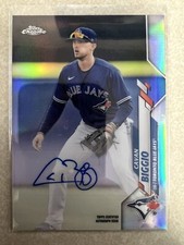 Cavan Biggio 2020 Topps Chrome Update Series Auto #USA-CBI Refractor Blue Jays