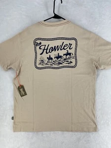 Camisa Howler Brothers XL Tostada Posse Vaquero Surf Gráfico NUEVA 2025 Estilo $40 - Imagen 1 de 10