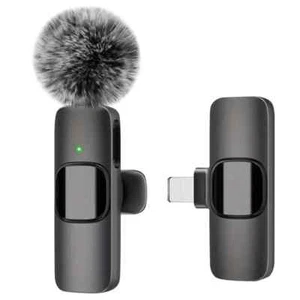 IOS oder C Mini Mic Pro 2er Pack Typ C Mini Wireless Lavalier Mikrofon für iPhone - Bild 1 von 10