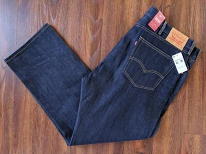 Levis 505 Herren Jeans Regular Fit Straight Leg 42 X 30 Neu Mit Etikett Blau - Bild 1 von 9