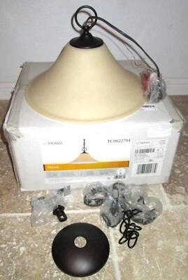 Thomas Lighting Treme Espresso Pendant Chain Hanging Light Fixture Bronze - Image 1 of 3
