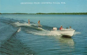 Greetings from Chippewa Falls, Wisconsin Unposted But Written on Titanic - Picture 1 of 2