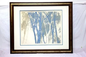 N. WALKER ETCHING  TITLE "HETRES" / "BEECHWOOD" 53/80   - Picture 1 of 4