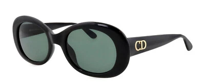 Винтажные солнцезащитные очки CHRISTIAN DIOR 2957 90 51 мм черное золото компакт-диск Австрия - Изображение 1 из 4