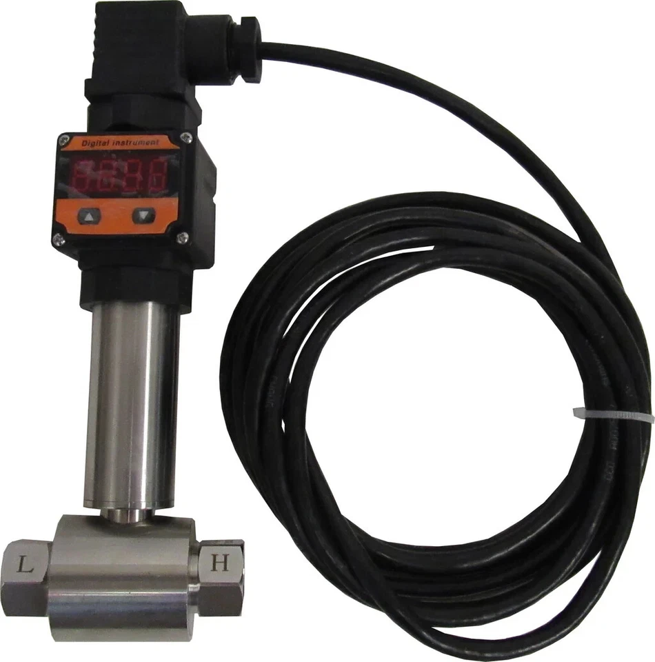 PRM Differential Pressure Transmitter LCD Display 0-40"WC 4-20mA 24VDC FNPT - Image 1 of 1