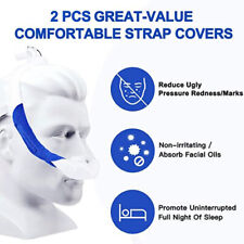 1 Paar waschbarer CPAP Komfort-Nackenpolster Premium-Gurtabdeckung