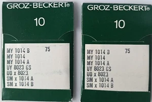 MY 1014 B UY8023 Größe 11 / 75 Kettenstich Nähmaschinennadeln Consew 1804 - Bild 1 von 3
