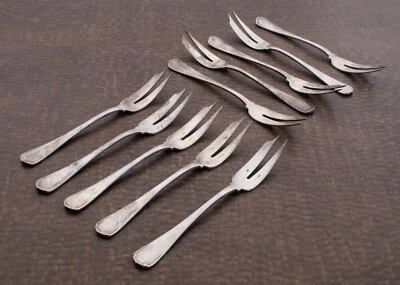 Horquillas de dos puntas Christofle plateadas 10 piezas  Foto 1 de 4