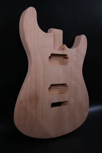 Unfinished Guitar Body replacement Locking System Mahogany Wood DIY Guitar HH - Picture 1 of 5