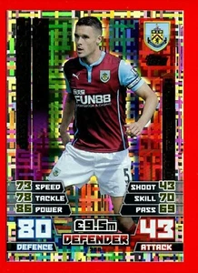 PREMIER LEAGUE 2014-15 -Trading Card TOPPS MOTM 366 - SHACKELL - BURNLEY - Picture 1 of 2