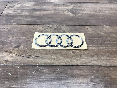 2013-2018 Audi A7 S7 RS7 Rear Trunk Lid Audi Rings Badge Logo Emblem OEM NEW - Image 1 of 4