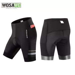 WOSAWE Men's Cycling Shorts Padded Anti-Sweat Road Bike Ride Dry Short Pants - Picture 1 of 9