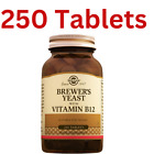 Solgar Brewer's Yeast with Vitamin B12 Pack of 250 Tablets Heart Health Support