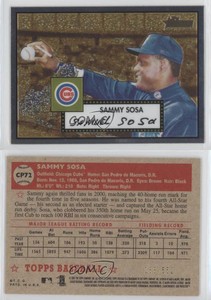 2001 Topps Heritage Chrome /552 Sammy Sosa #CP72