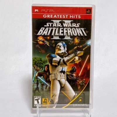 Star Wars Battlefront II Greatest Hits PSP Sony PlayStation Portable Region 1 - Image 1 of 4