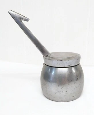 Máquina de café espresso de colección 'Caffettiera Porcellana' Italia cuello de ganso de aluminio con estufa Foto 1 de 4