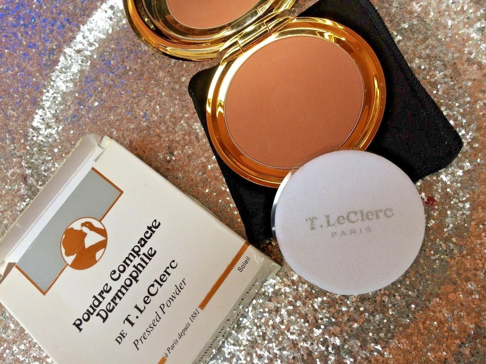 T LECLERC Pro Kompaktpuder Hautfreundlich Grundierung Teint Soleil 10GR Wert - Bild 1 von 1