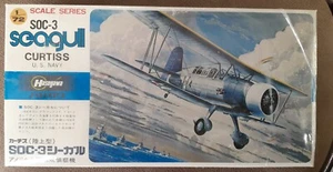 Hasegawa Curtiss SOC 3 Seagull 1/72 Modellflugzeug und Vintage LETOV S16  - Bild 1 von 3