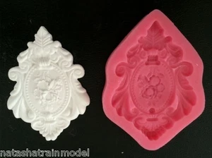 Stampo in silicone decoro vintage per resina gesso cioccolato - Imagen 1 de 1