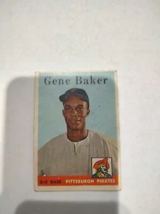 1958 Topps - #358 Gene Baker (JGA) - Picture 1 of 2