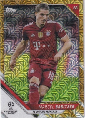Topps Japan Champions League 2022 No. 18 Marcel Sabitzer Gold Mojo 31/50 - Image 1 of 2