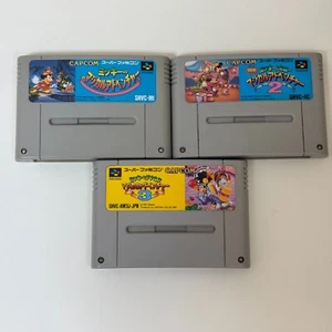 Mickey Magical Adventure 1 2 3 Set Nintendo Super Famicom SFC SNES Japan Tested - Picture 1 of 8