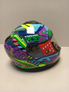 Motorradhelm LS2, Modularer Motorradhelm Strobe II SVENT Gloss Blue Green, L - Bild 1 von 5
