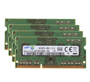 Samsung 4x 4GB 1RX8 DDR3L 1600MHz PC3L-12800S 204PIN SODIMM Laptop RAM Memory @d - Picture 1 of 8