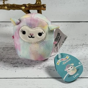 Squishmallows Micromallows Lana the Rainbow Lamb 2.5 Inch Tiny Soft Plush New - Picture 1 of 5