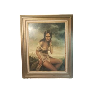 VTG Textured Print "Broken Silence" Joseph Wallace Vinciata (1911-1996) 20”x 26” - Picture 1 of 5