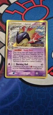 Pokémon TCG EX Dragon Frontiers Stamped Typhlosion Card 12/101 Rare Holo - Image 1 of 4