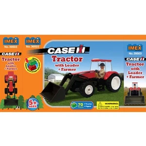 Case IH Magnum Tractor w/ Farmer & Front Loader 70 Pc Block Set 39503 IMX39503 - Picture 1 of 1