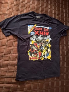 MARVEL Giant Size X-Men #1 Comic Cover T-Shirt MENS USA Large In Blue - Picture 1 of 10