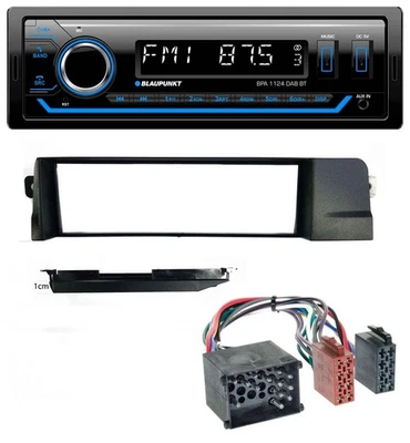 Blaupunkt Bluetooth USB DAB MP3 Autoradio für BMW 3er E46 Profiversion Rundpin - Bild 1 von 4