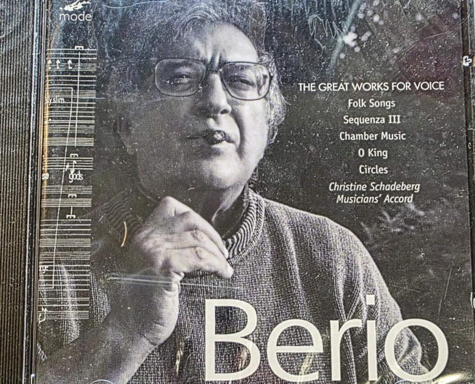 Berio (Christine Schadeberg)–The Great Works for Voice CD, 1995 Mode SEALED! Foto 1 de 2