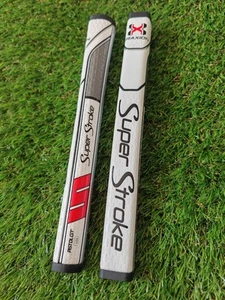 Original SuperStroke Pistol GT 1.0 Traxion weiß rot Putter Golfgriff GRATIS BAND - Bild 1 von 5