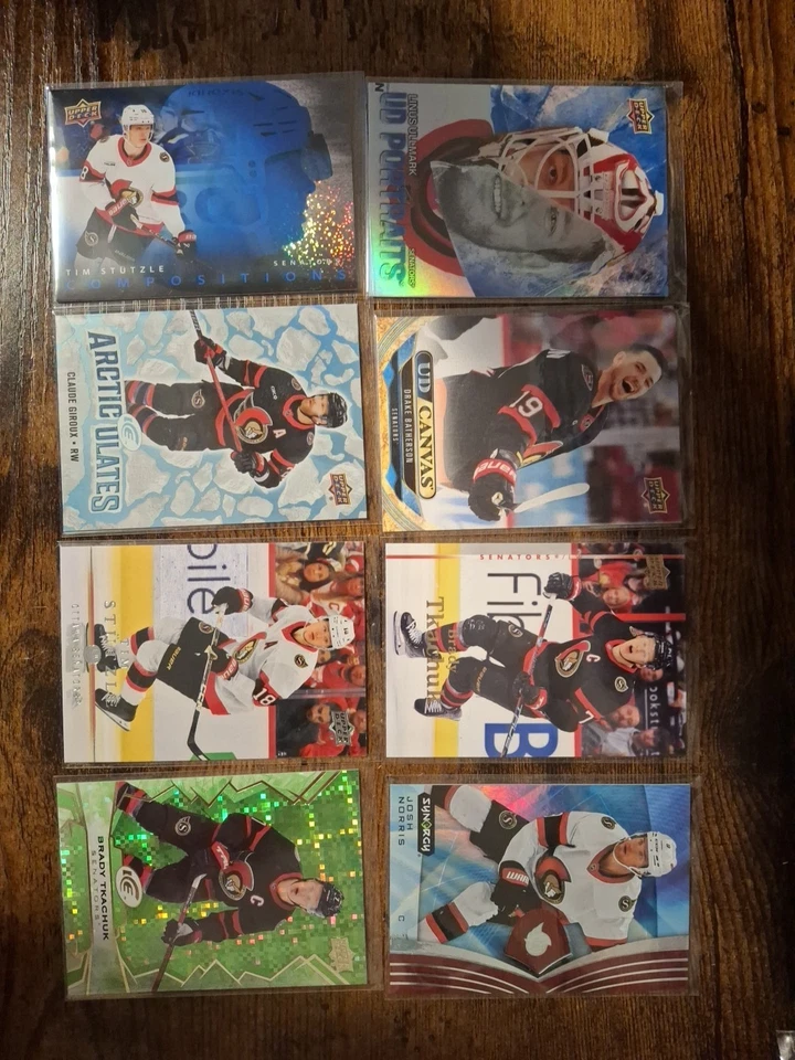 Ottawa Senators Lot Of 8 Cards As Pictured **Combine Ship ** - Image 1 of 4