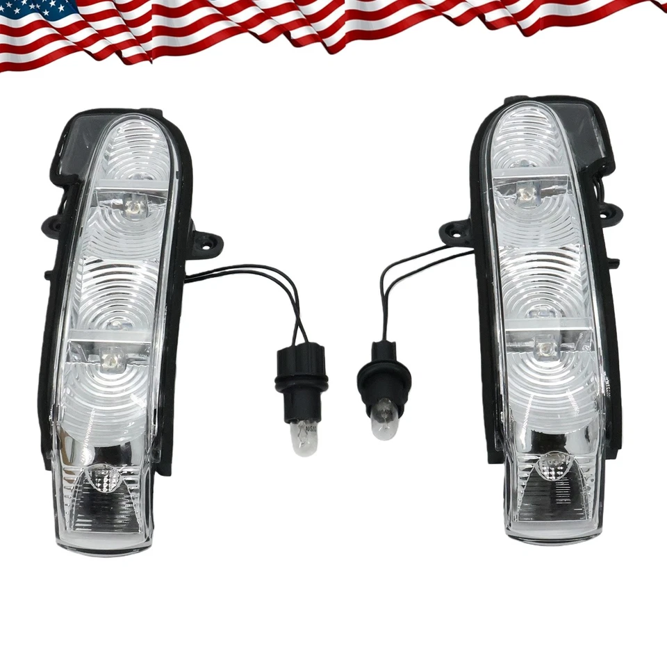 Luz intermitente espejo retrovisor lateral L+R 2X para Mercedes Benz Clase E W211 S211 2002-06 Foto 1 de 4