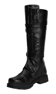 Gynicor Adulto Hasta la Rodilla Juegos con disfraces Bota Pirata Halloween Disfraz Zapatos 46 Foto 1 de 3