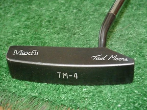 Black Milled Maxfli Tad Moore TM-4 Blade Putter 35 Inch - Picture 1 of 5