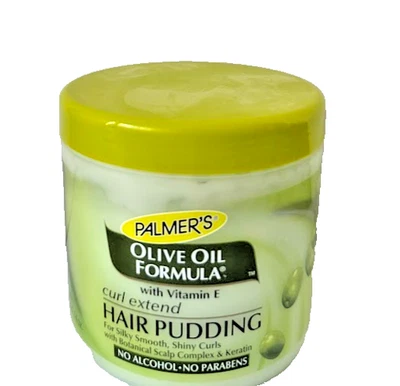 Fórmula de aceite de oliva Palmer's con Vit. Pudín de cabello E-Curl Extend 14 oz / 397 g Foto 1 de 3
