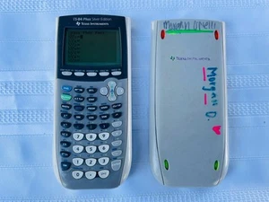 Texas Instruments TI-84 Plus Silver Edition Graphing Calculator & Cover Pintada - Picture 1 of 12